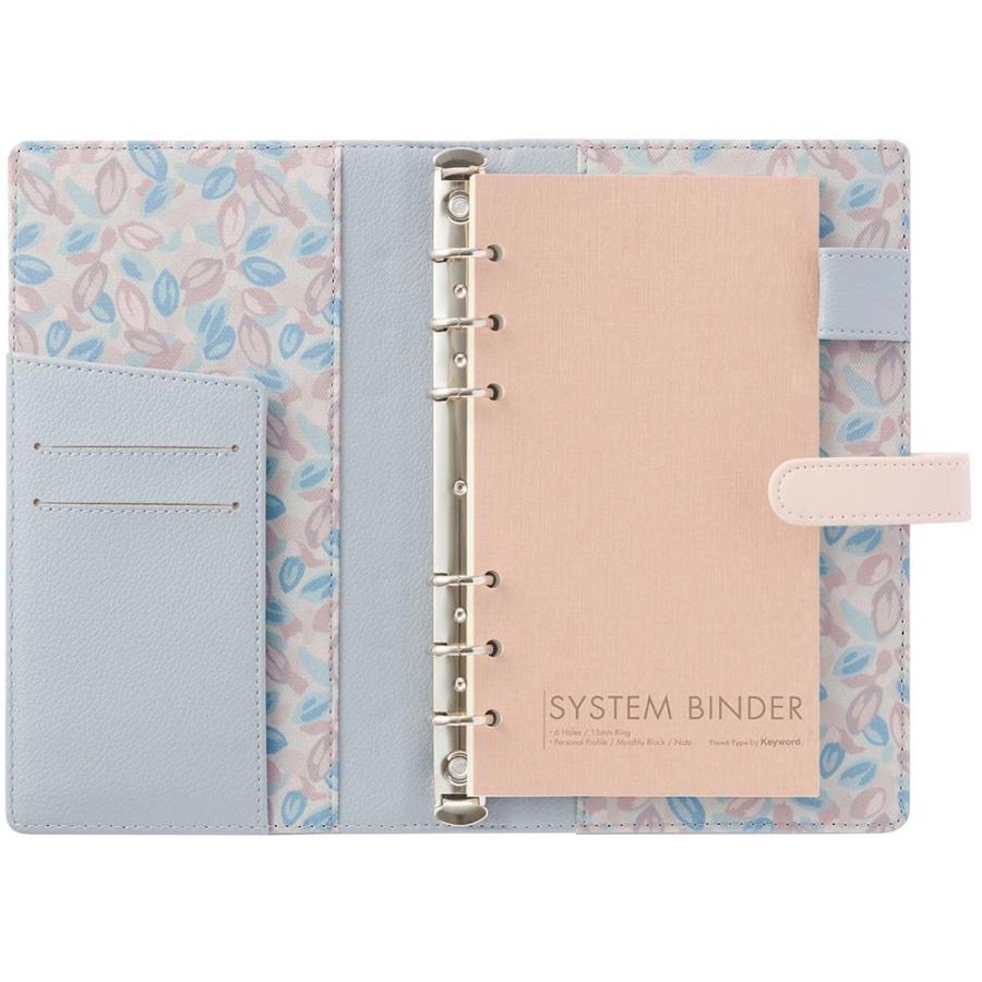 レイメイ藤井 raymay  2026年度 キーワード 聖書サイズ B6サイズ トレンドシステム手帳 ブルー | レイメイ藤井 | 01