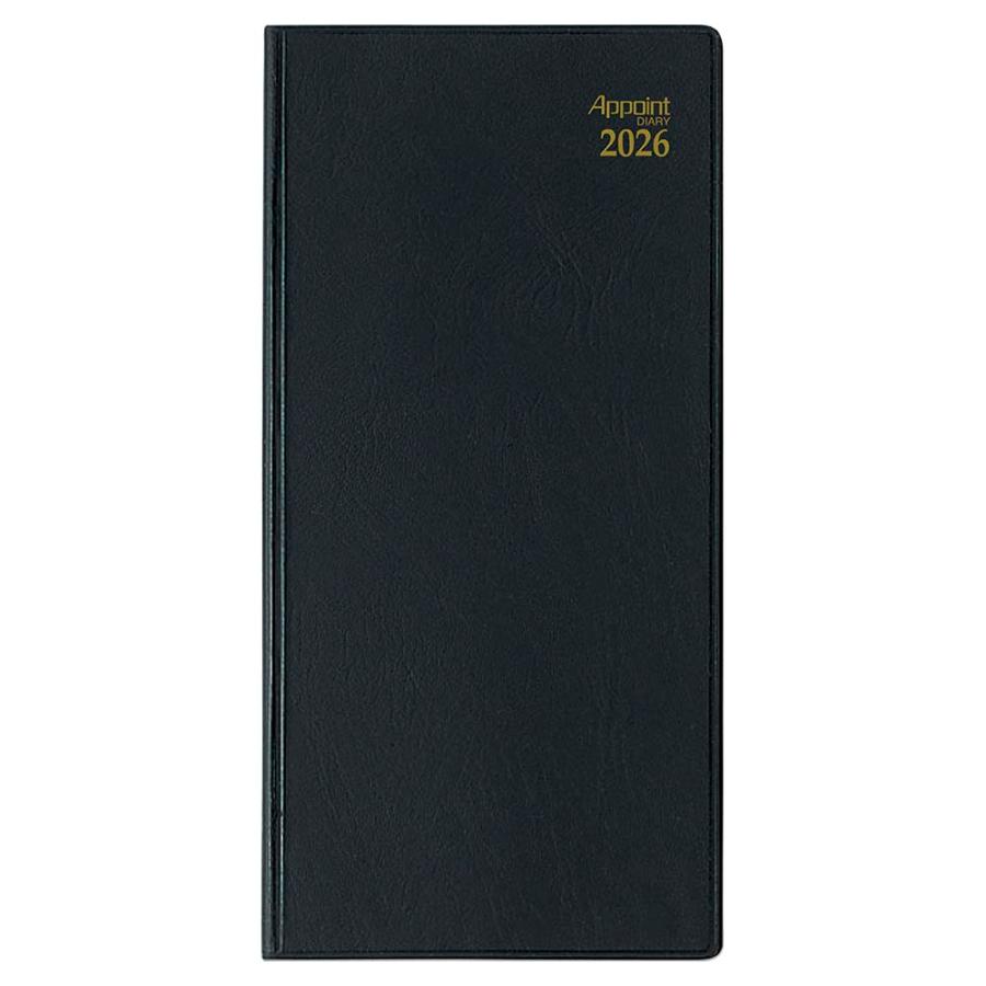 ダイゴー DAIGO 26年 アポイント ダイアリー 月間 薄型 ブラック E1001 | Appoint DIARY
