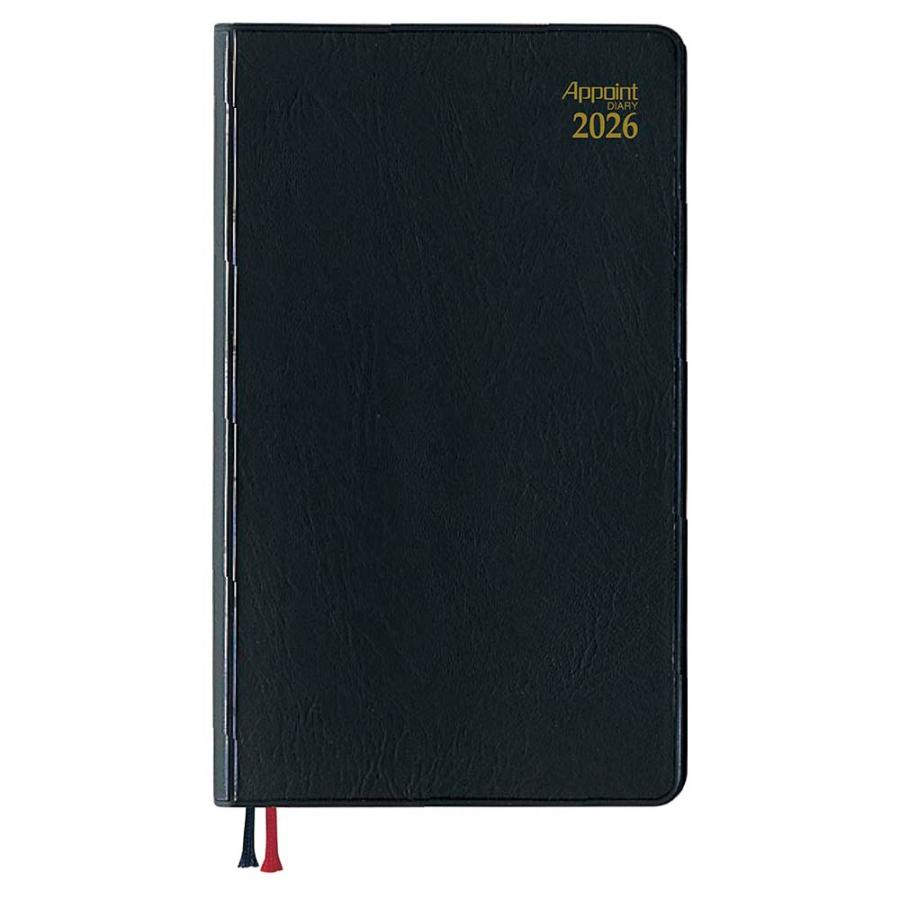 ダイゴー DAIGO 26年 アポイント ダイアリー 週間 ブラック E1007 | Appoint DIARY