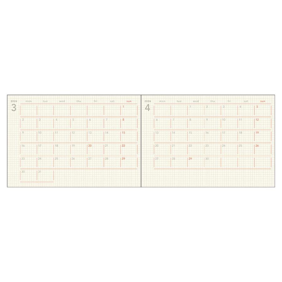 ダイゴー DAIGO 26年 isshoni. ダイアリー ノート15インチ グレー E8098 | Appoint DIARY | 01