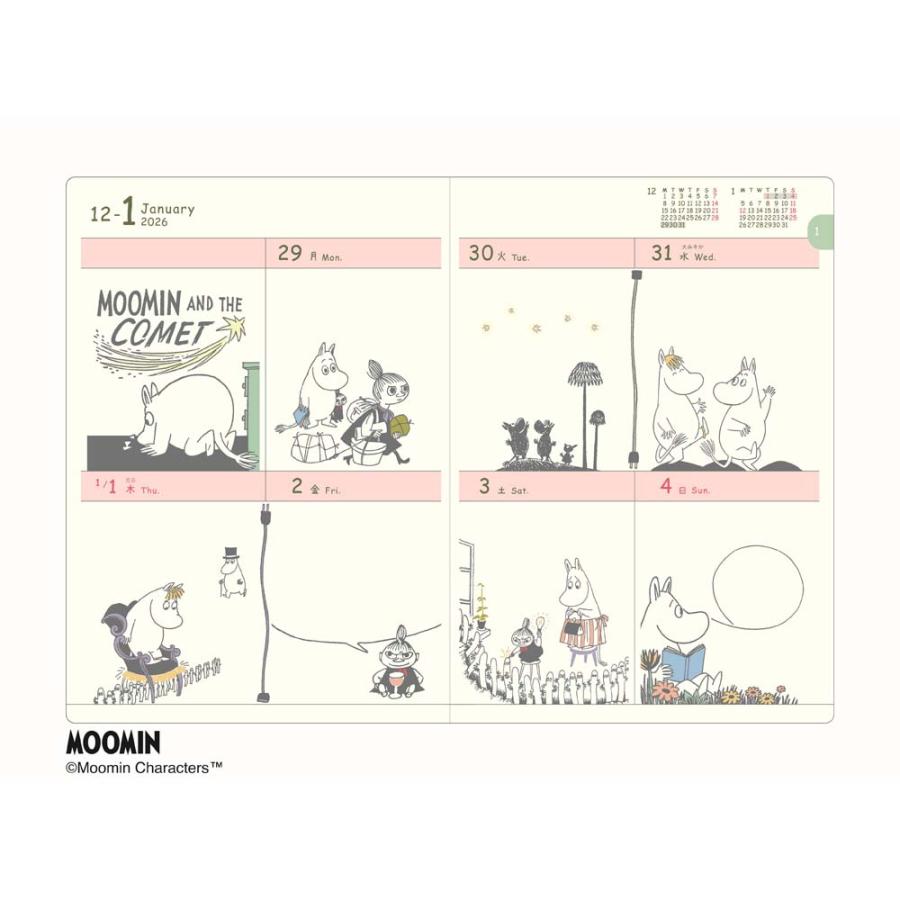 アートプリントジャパン 26年 ダイアリー B6サイズ コミックムーミン コミック 1000137332 | ブランド登録なし | 02