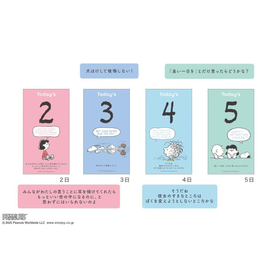 アートプリントジャパン 26年カレンダー 日めくり&スケジュール PEANUTS 1000137004 | ブランド登録なし | 05