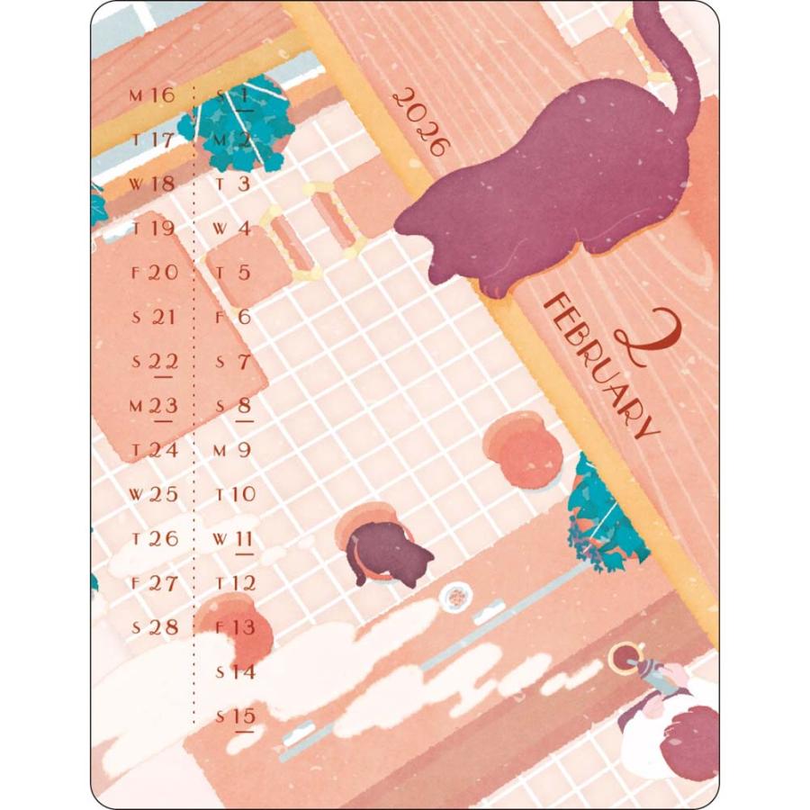 アートプリントジャパン 26年カレンダー アクリルクリップカレンダー 宮下和 1000137035 | ブランド登録なし | 02