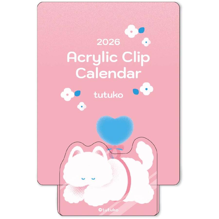 アートプリントジャパン 26年カレンダー アクリルクリップカレンダー tutuko 1000137037 | ブランド登録なし