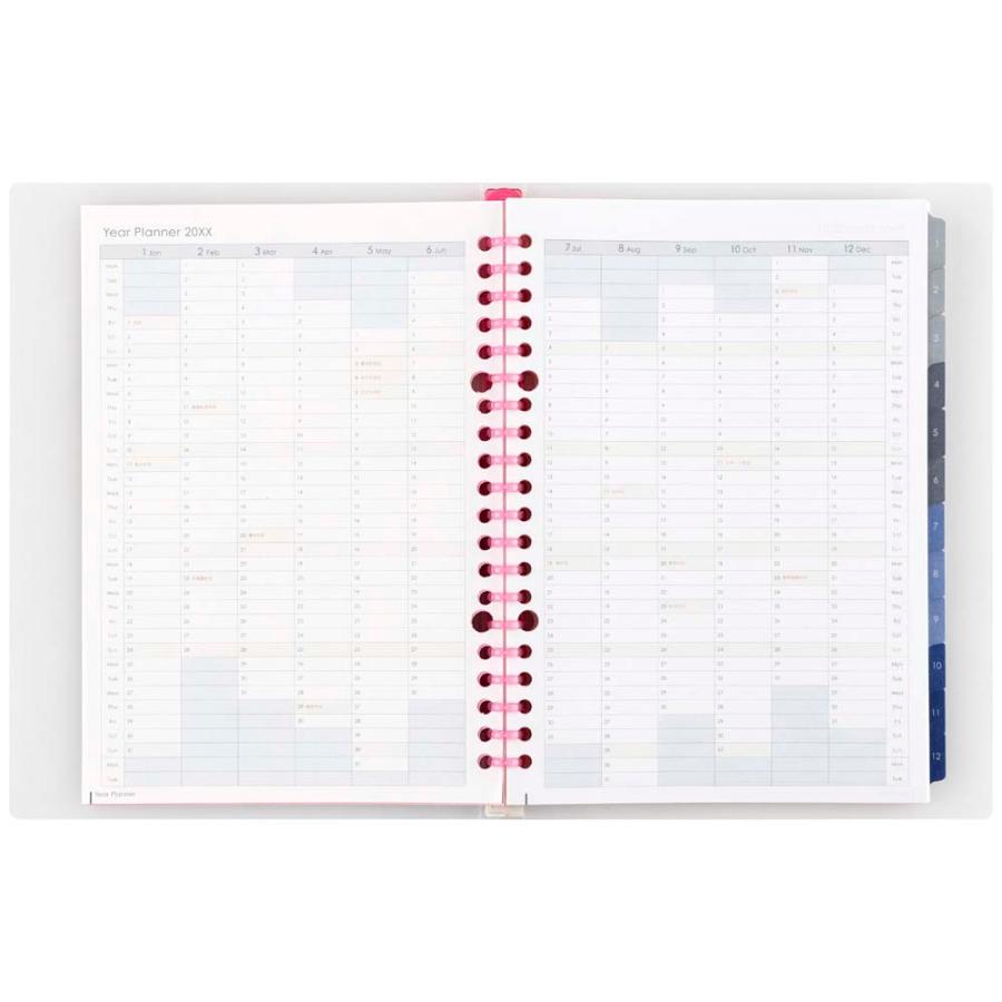 マルマン maruman 26年 A5 バインダーダイアリー ピンク FD42-26-08 | maruman | 06