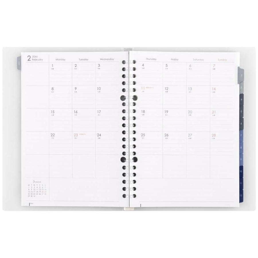 マルマン maruman 26年 A5 バインダーダイアリー クリア FD42-26-98 | maruman | 04