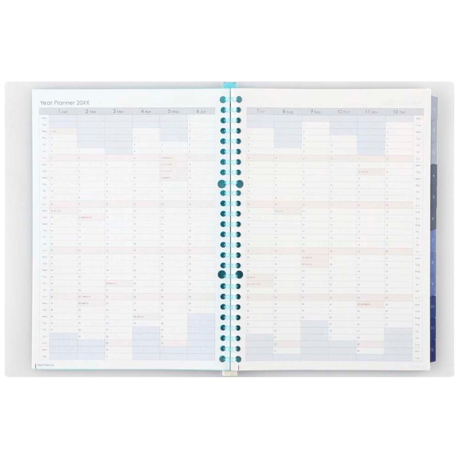 マルマン maruman 26年 B5 バインダーダイアリー ブルー FD43-26-02 | maruman | 06