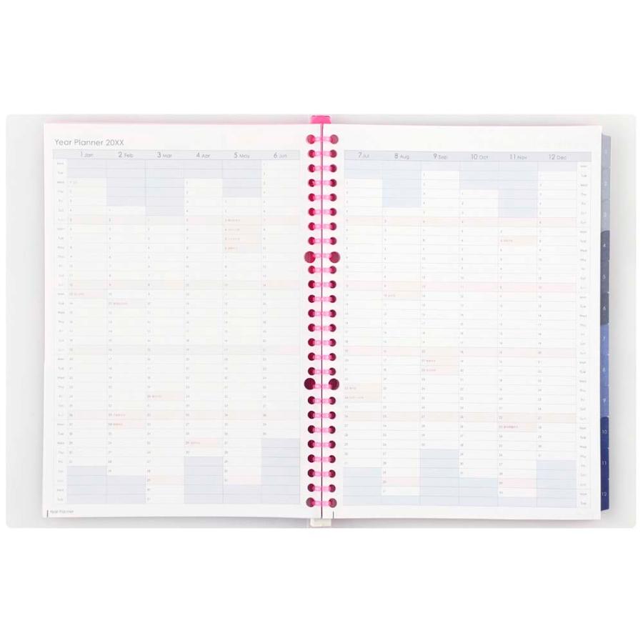 マルマン maruman 26年 B5 バインダーダイアリー ピンク FD43-26-08 | maruman | 06