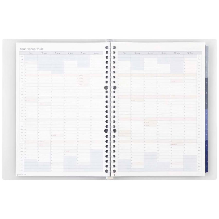 マルマン maruman 26年 B5 バインダーダイアリー クリア FD43-26-98 | maruman | 06