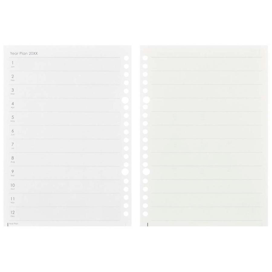 マルマン maruman 26年 A5 ルーズリーフ ダイアリー月間LD283 LD283-26 | maruman | 03