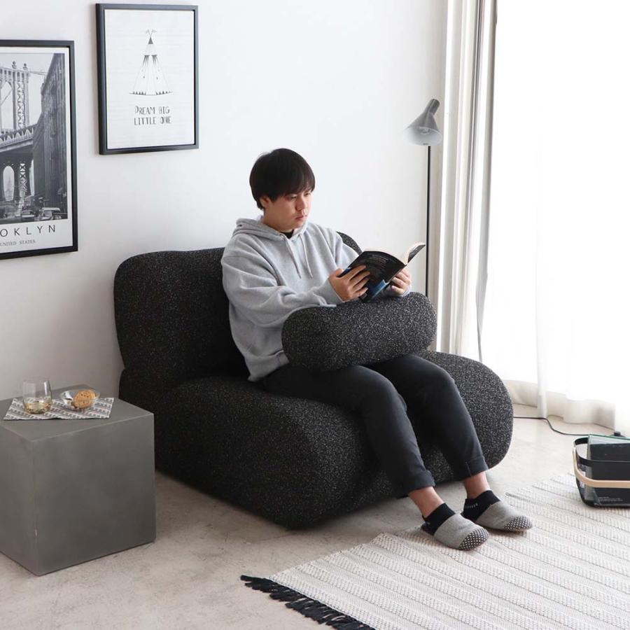 東馬 Tohma SLS 1.5P ソファ BK 54690060 | 東馬 | 08