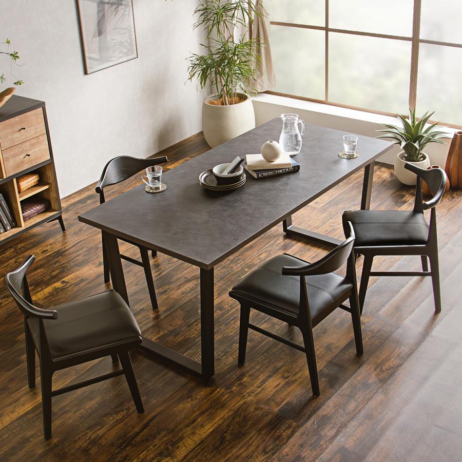 東馬 Tohma ツキミ 160ダイニングテーブル BK 54686480 | 東馬 | 03