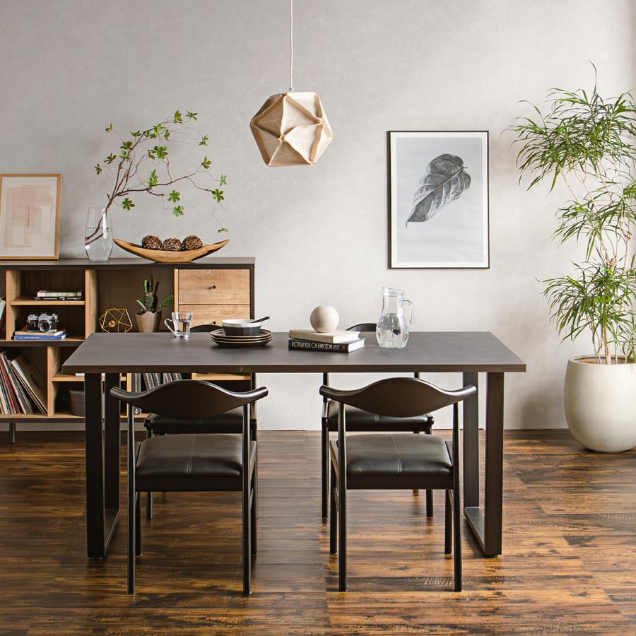 東馬 Tohma ツキミ 160ダイニングテーブル BK 54686480 | 東馬 | 04