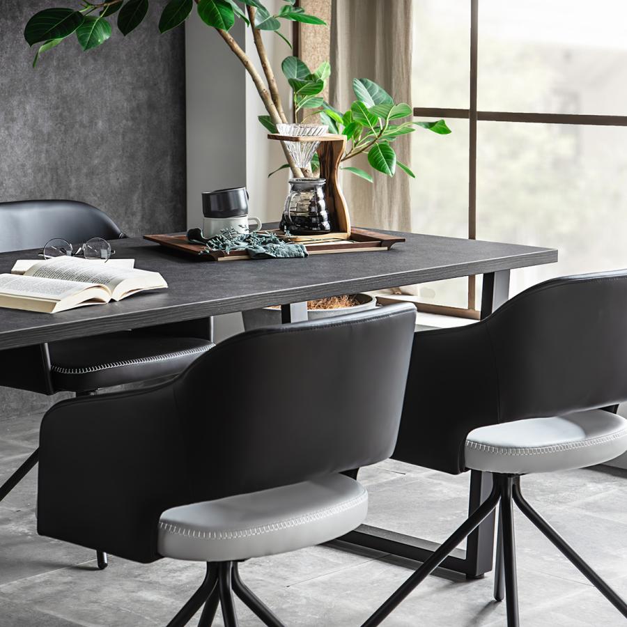 東馬 Tohma ツキミ 160ダイニングテーブル BK 54686480 | 東馬 | 06