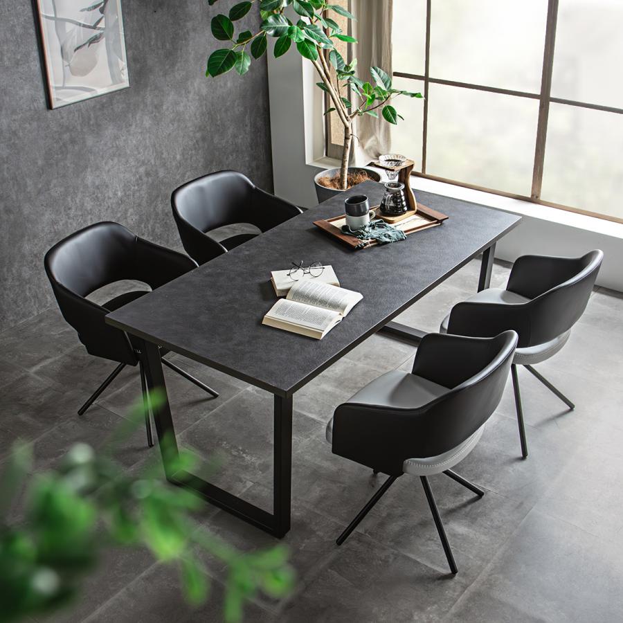 東馬 Tohma ツキミ 160ダイニングテーブル BK 54686480 | 東馬 | 08