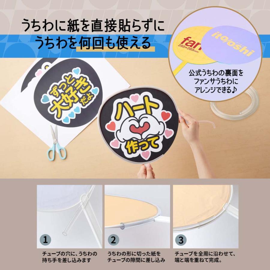 プラス PLUS イトオシ　うちわチューブ　クリアー 91779 | PLUS | 04