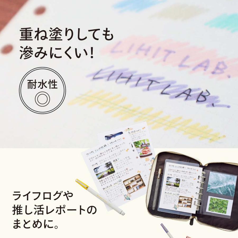 リヒトラブ LIHITLAB 罫線ペンブルーグレー 10本セット PN100-23 | LIHIT LAB. | 03