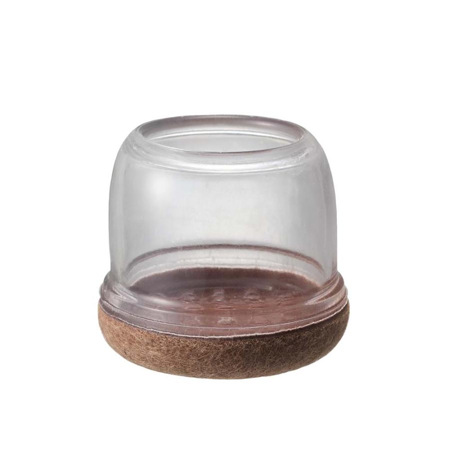 光 HIKARI ソフト脚キャップクリア丸LL 32〜40mm 4個セット KSFM-3240 | ブランド登録なし | 01