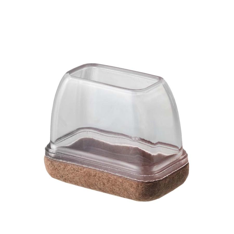 光 HIKARI ソフト脚キャップ長方L 24〜30×35〜42mm 4個セット KSFT-2435 | ブランド登録なし | 01