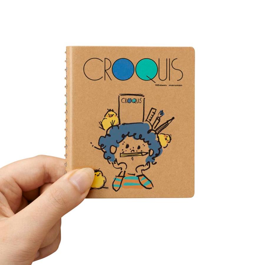 マルマン maruman ミニチュア　クロッキーブック　青 SMINI2SB-25 | maruman | 03