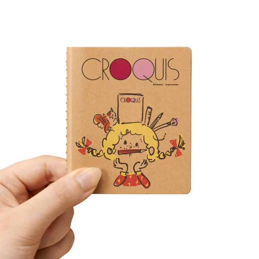 マルマン maruman ミニチュア　クロッキーブック　赤 SMINI3SB-25 | maruman | 03