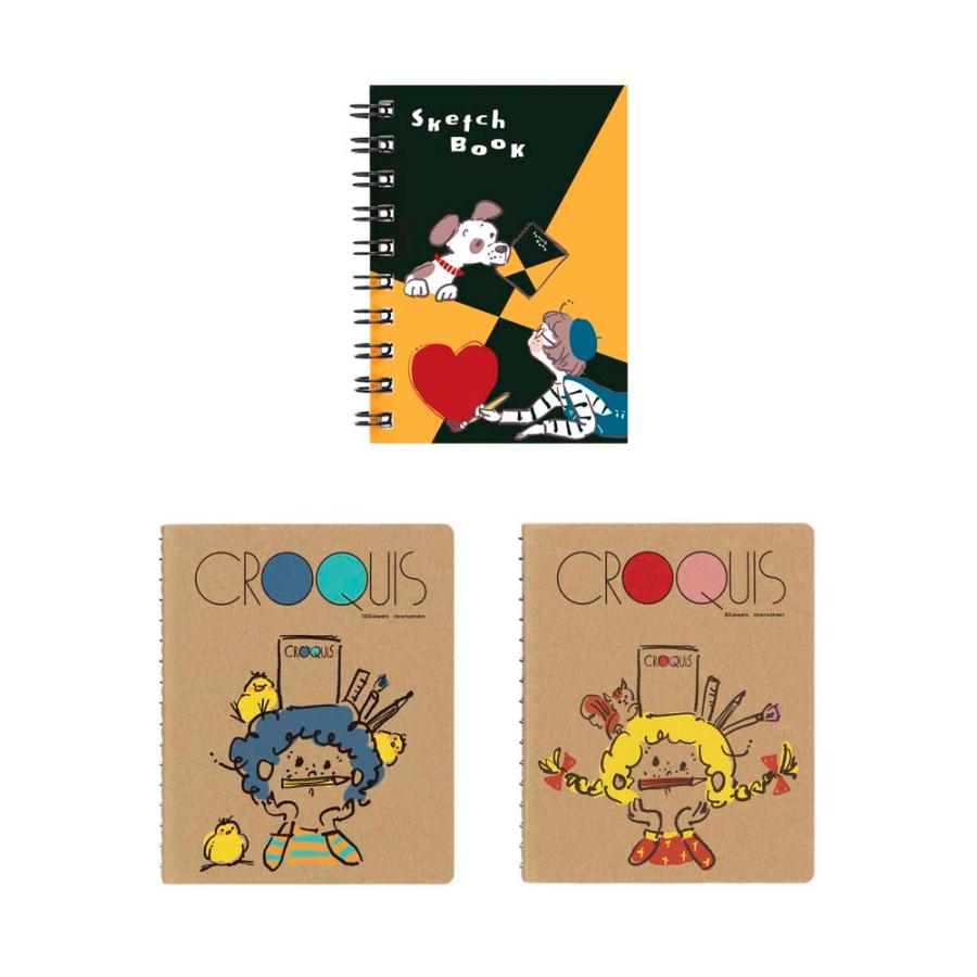 マルマン maruman ミニチュア　図案スケッチブック SMINI1SB-25 | maruman | 04