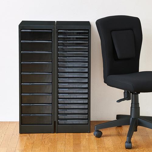 ナカバヤシ＜Nakabayashi＞ アバンテV2 フロアケース A4 タテ型 浅18段 AF-18 マットブラック | アバンテV2 | 02