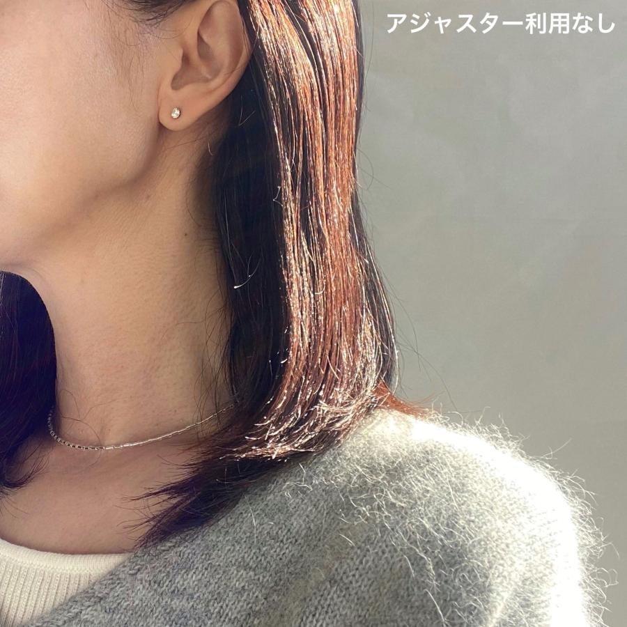 2Wayビーズステンレスネックレス[シルバーカラー]  2023年秋冬新作　ハンドメイドアクセサリー |  | 10