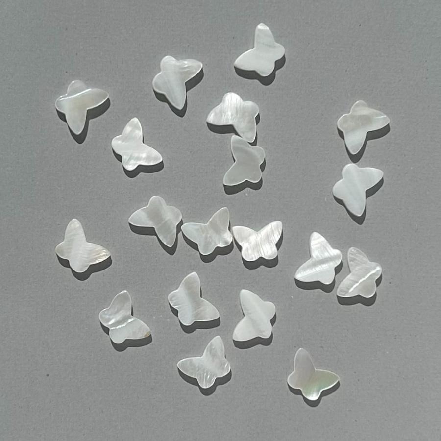 バタフライシェルパールマンテルステンレスブレスレット  2025年春夏新作　ハンドメイトアクセサリー ブレスレット |  | 01