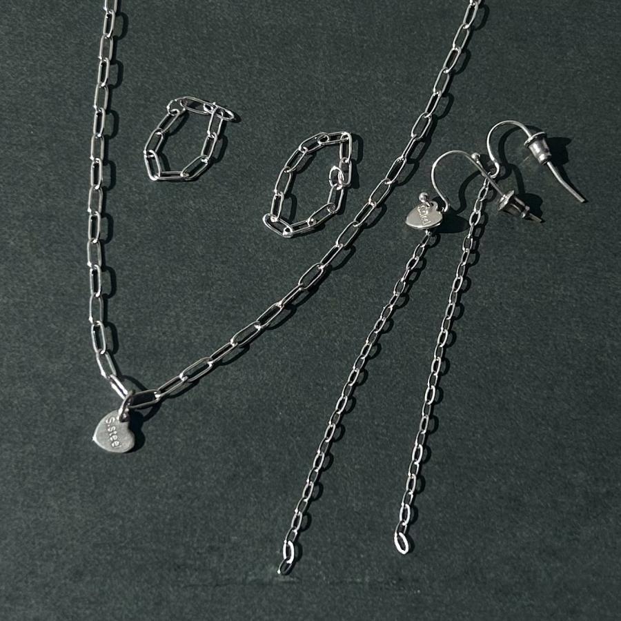 サージカルステンレスチェーンリングセット[シルバーカラー]　2024年秋冬新作　ハンドメイドアクセサリー 金属アレルギー対応 |  | 06