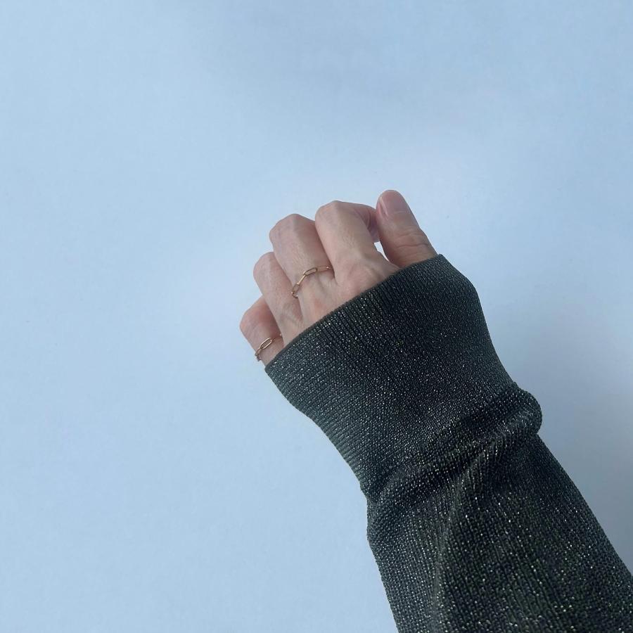 サージカルステンレスチェーンリングセット[ゴールドカラー]　2024年秋冬新作　ハンドメイドアクセサリー 金属アレルギー対応 |  | 05