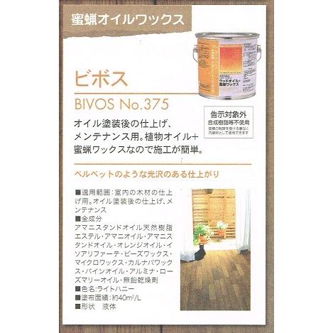 リボス　ビボスセット　自然塗料　蜜蝋入りメンテナンス用ワックス　｜ecopaint｜02