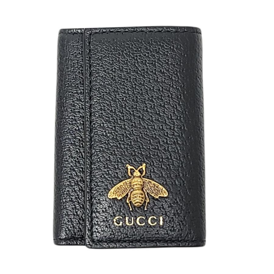 BA681 GUCCI グッチ アニマリエ BEE ビー 蜂 6連 レザー キーケース 