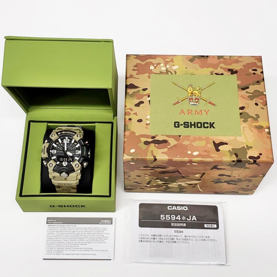 CA527 CASIO G-SHOCK×BRITISH ARMY MASTER OF G MUDMASTER GG-B100BA 