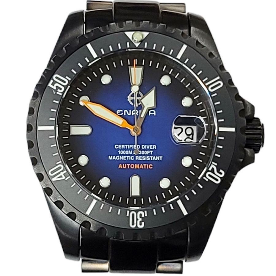 ENRIVAダイバーズウォッチ自動巻き1000m防水