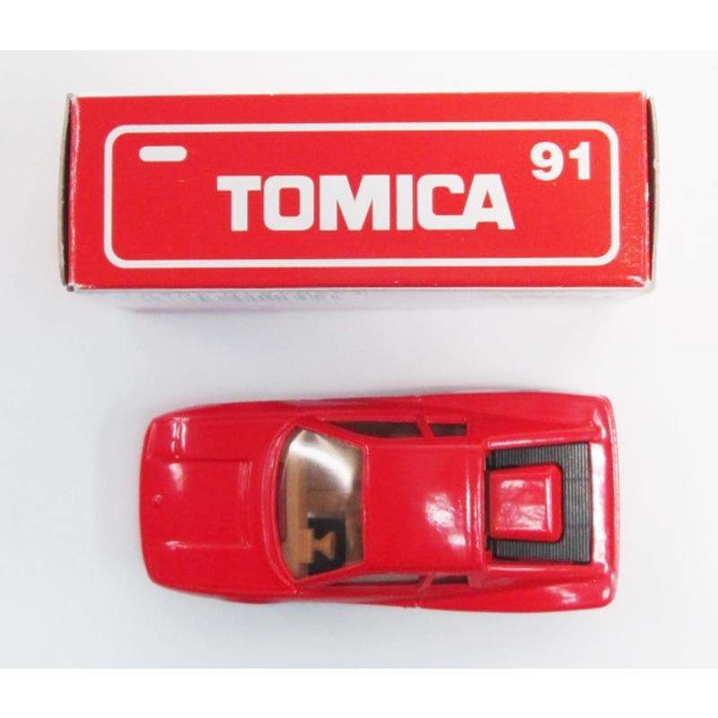 トミカ赤箱　日本製　 フェラーリ テスタロッサ 91 ミニカーショップ ケンボックス トミカ 赤箱(日本製)☆91