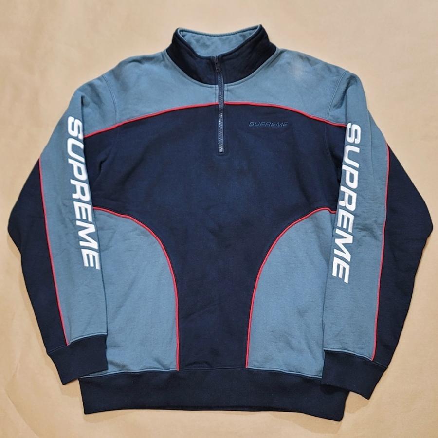 Supreme WB113 ☆4 Supreme 18AW Speedway Half Zip Sweatshirt  