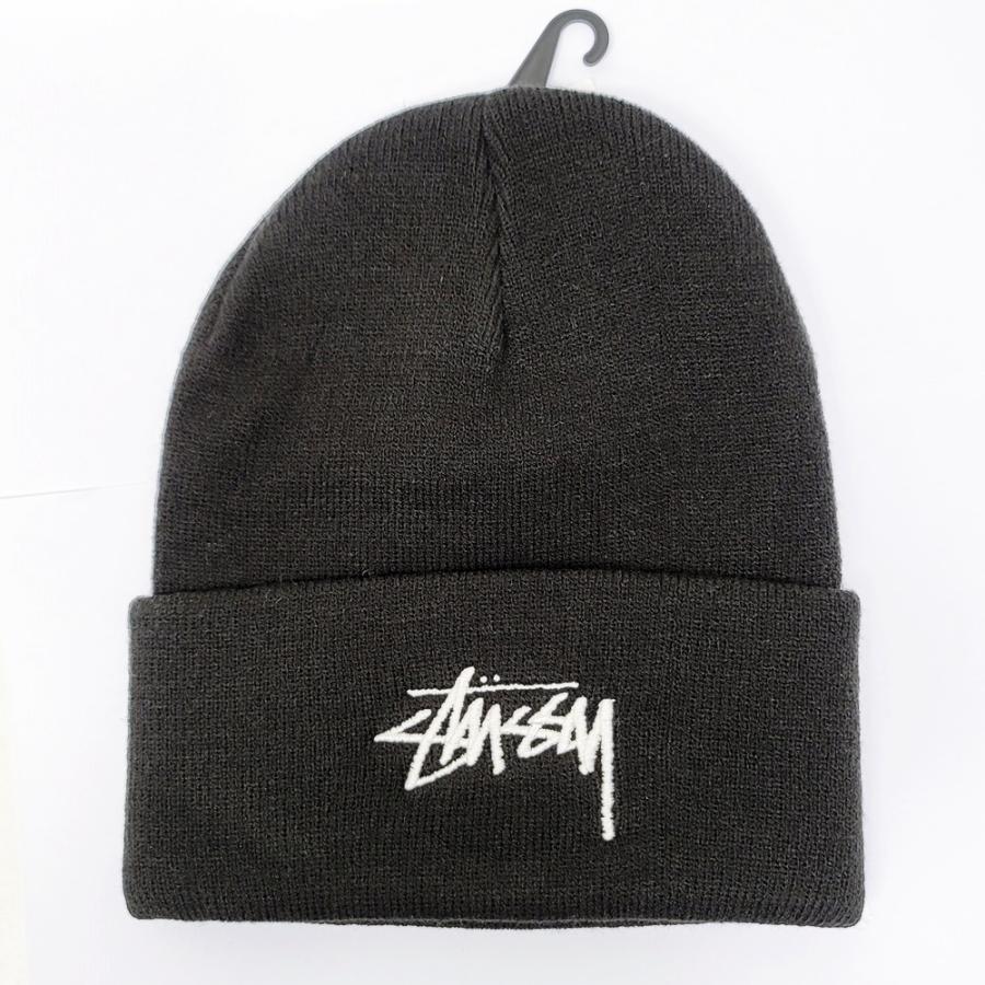 WB215　NIKE STUSSY ナイキ ステューシー NRG Cuffed Beanie ビーニー CV8961-011 ブラック ニット帽 ●60