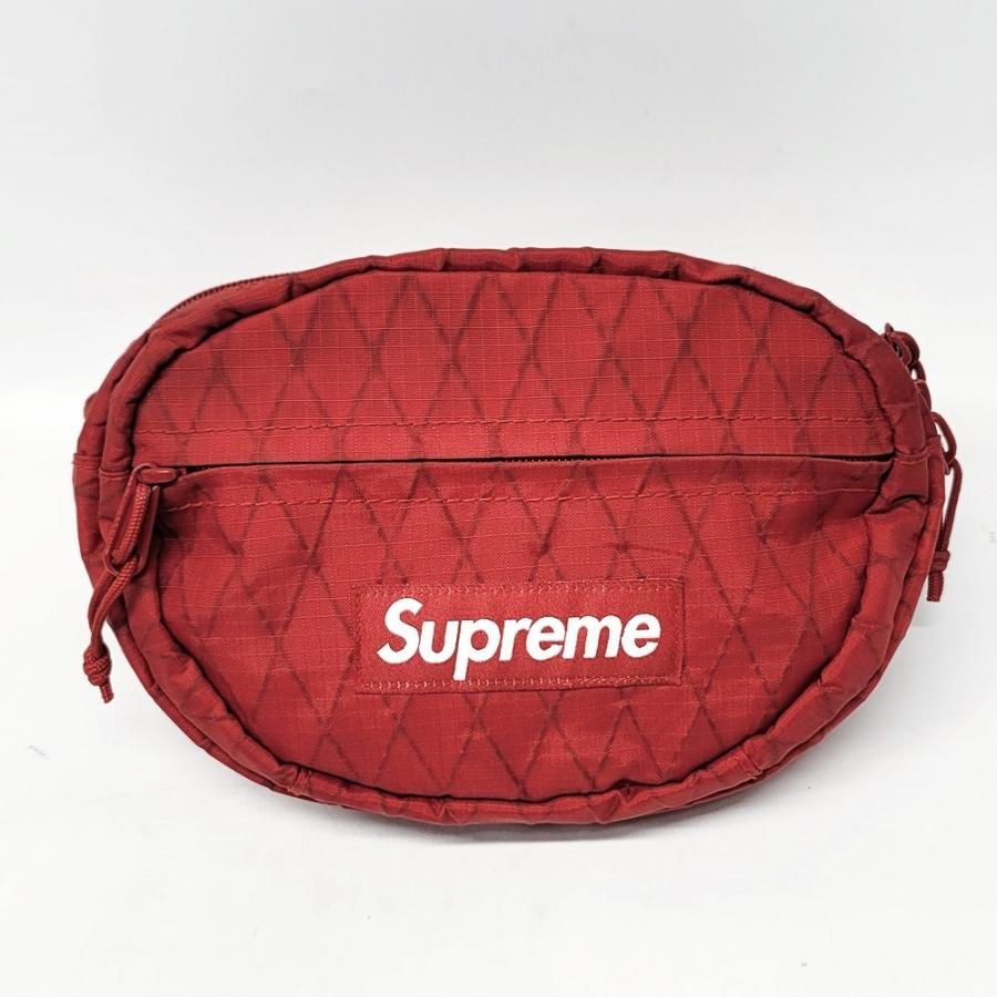 Supreme ボディバッグ 赤waist bag(FW18) red