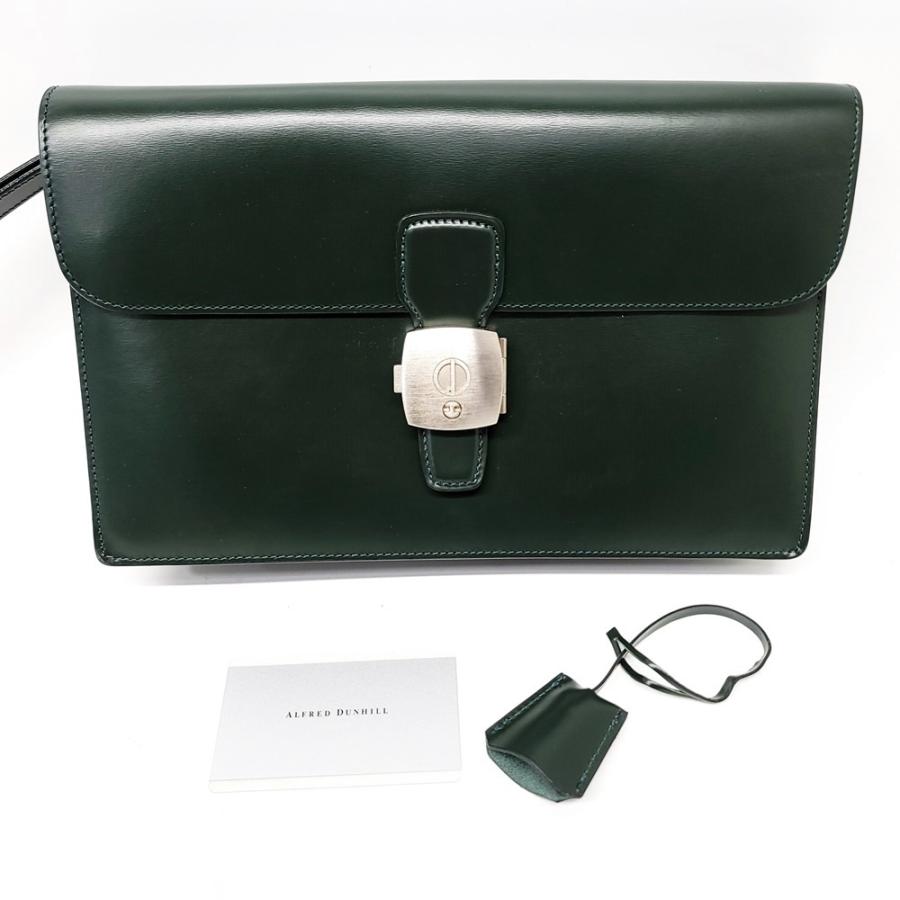 dunhill WB361 dunhill ダンヒル 鍵付き セカンドバッグ クラッチ 