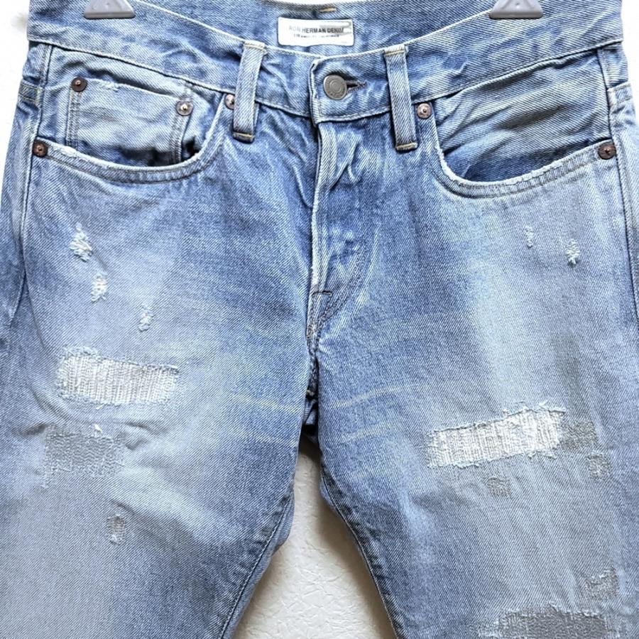Ron Herman WB396C13 USA製 ロンハーマン ダメージ リペア加工 Ron Herman WB396C13 USA製 ロンハーマン ダメージ リペア加工