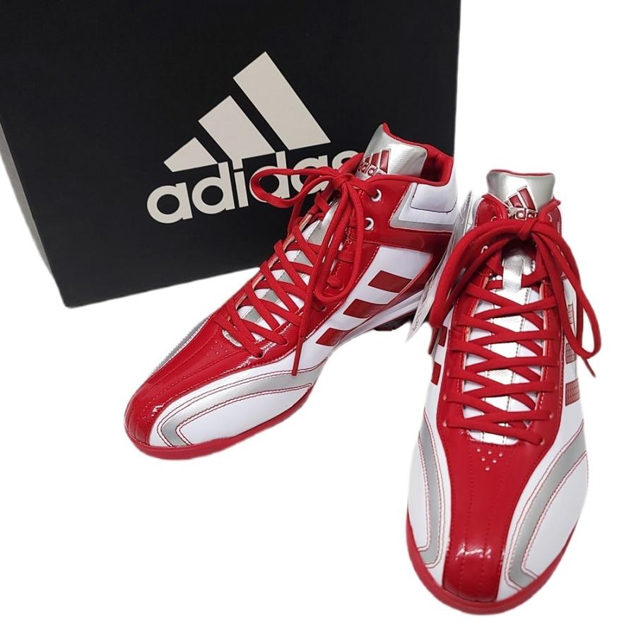スパイク（野球用） adipure T3 MID アディダス 野球 樹脂底金具スパイク 埋め込み式 アディピュアT3
