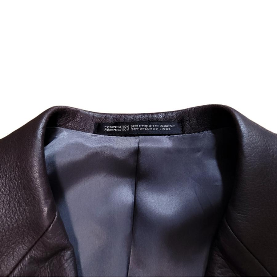 マルジェラ風ディアスキンライダースジャケット黒M