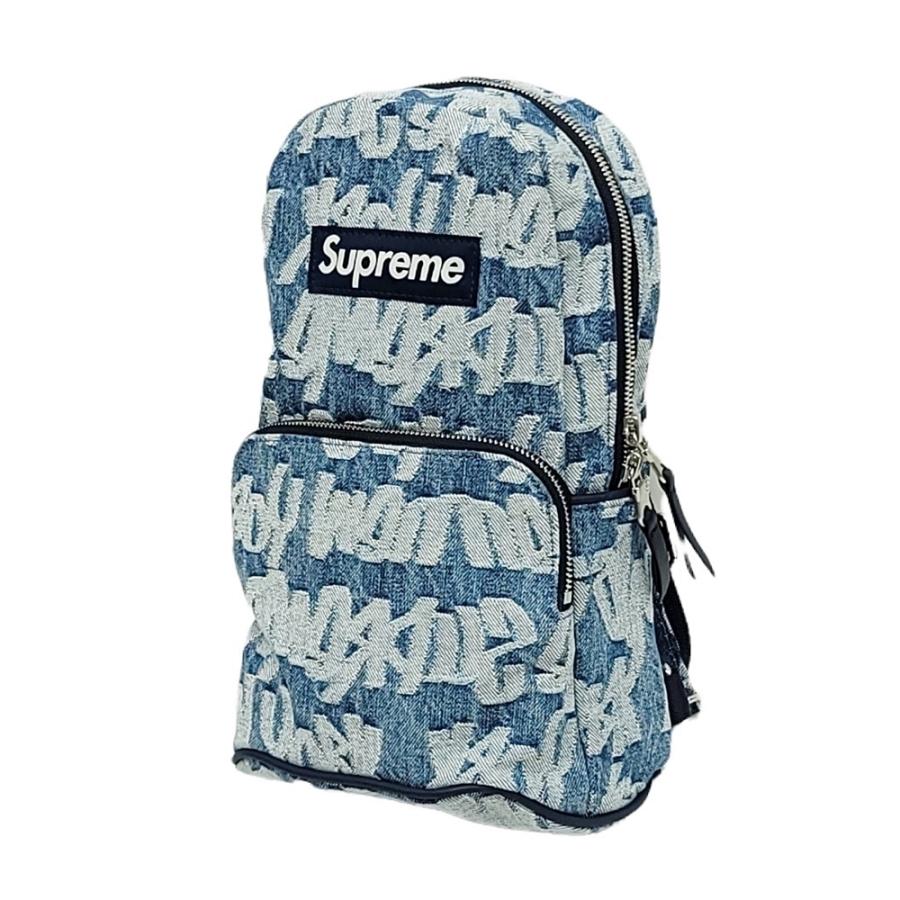 Supreme デニム ボディバッグ Supreme シュプリーム 22SS FAT TIP JACQUARD DENIM WAIST BAG