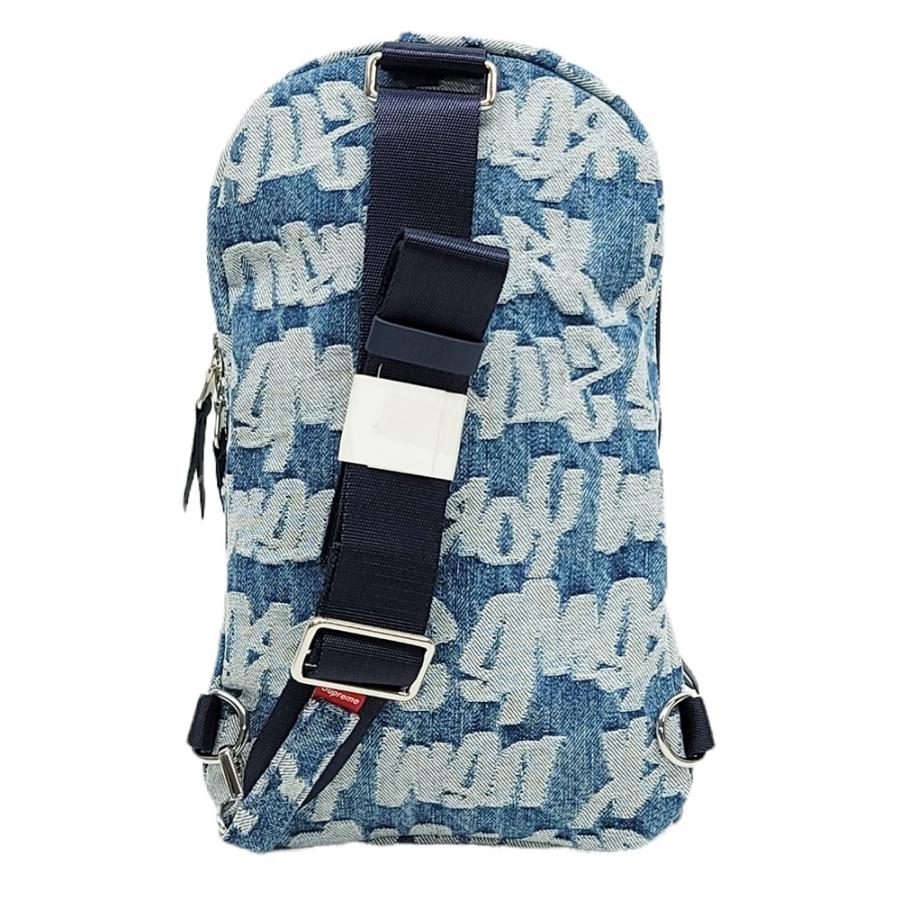 Supreme WC025 シュプリーム 22SS Fat Tip Jacquard Denim Sling Bag  