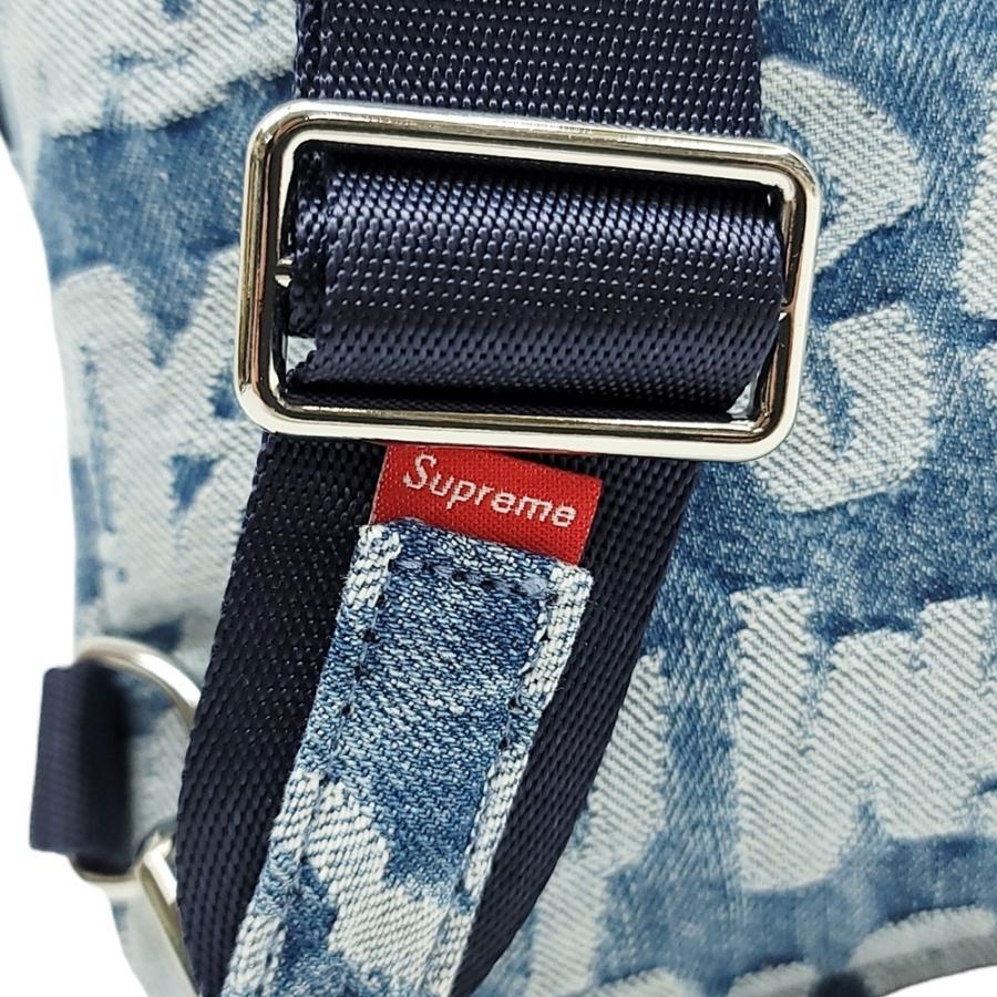 Supreme WC025 シュプリーム 22SS Fat Tip Jacquard Denim Sling Bag  