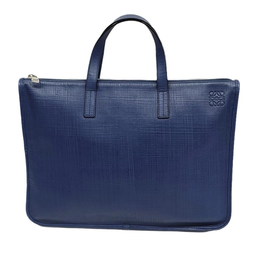 高価値セリー ブリーフケース ニュートレド Loewe ロエベ Wc037 ビジネスバッグ 80 メンズ アナグラムロゴ ブルー ネイビー ブリーフケース Floridapace Gov