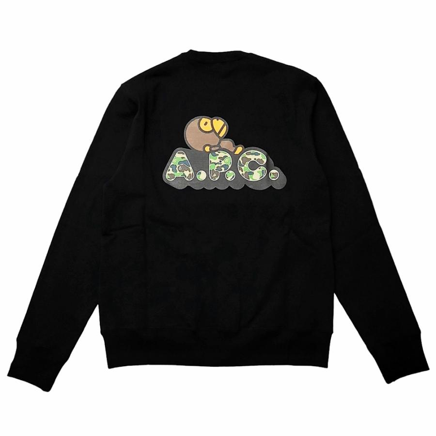 美品アベイシングエイプアーペーセーロゴマイロスウェット
