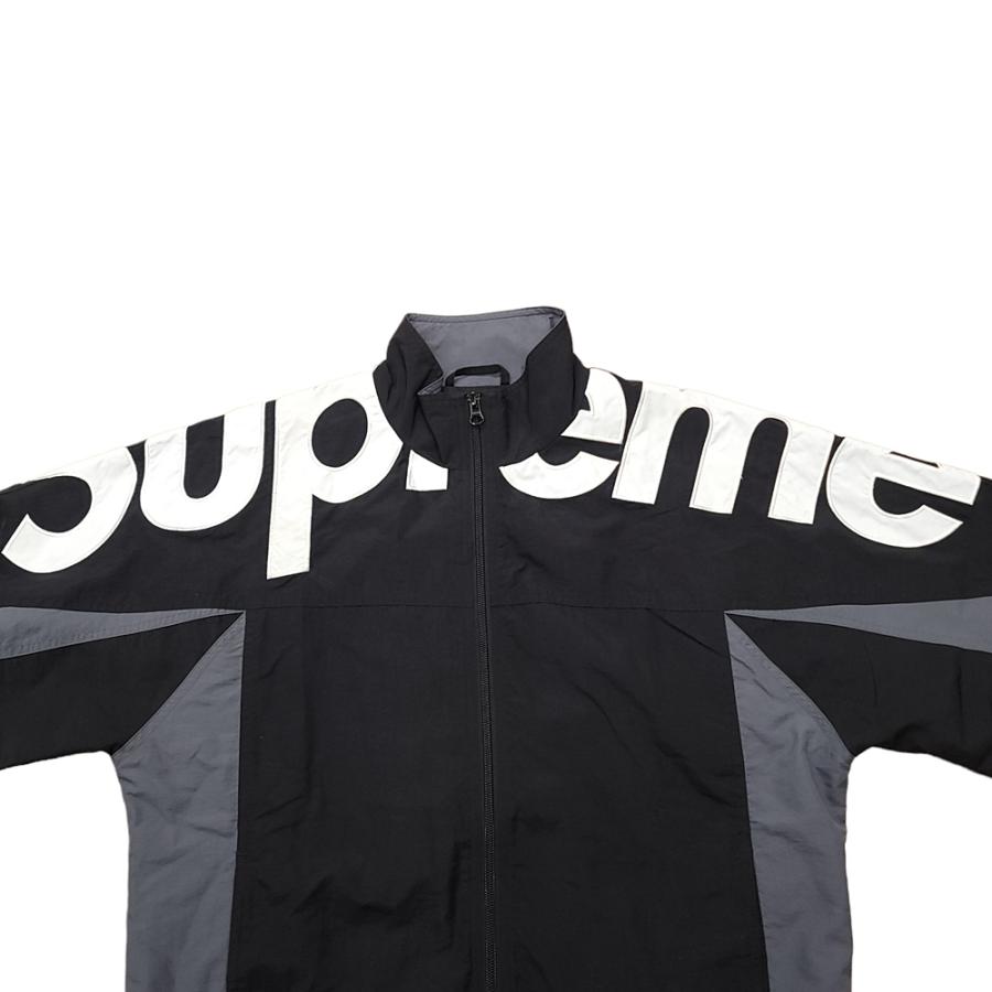 WC138 Supreme シュプリーム 19FW Shoulder Logo Track Jacket ショルダー ロゴ トラックジャケット Sサイズ  ブラック ナイロン 19AW ○60 : wc138 : エコパーク ヤフー店 - 通販 - Yahoo!ショッピング