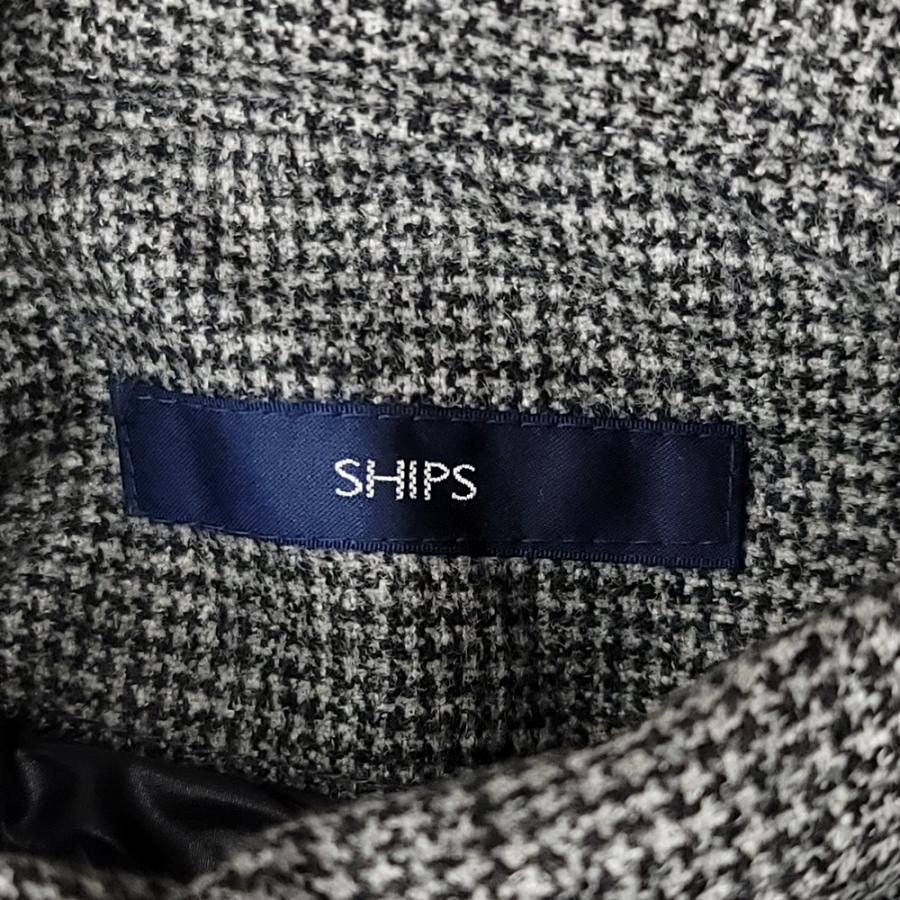 SHIPS WC152E6 シップス ウール ナイロン コットン リバーシブル 